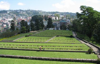 The World War II Cemetery in Kohima