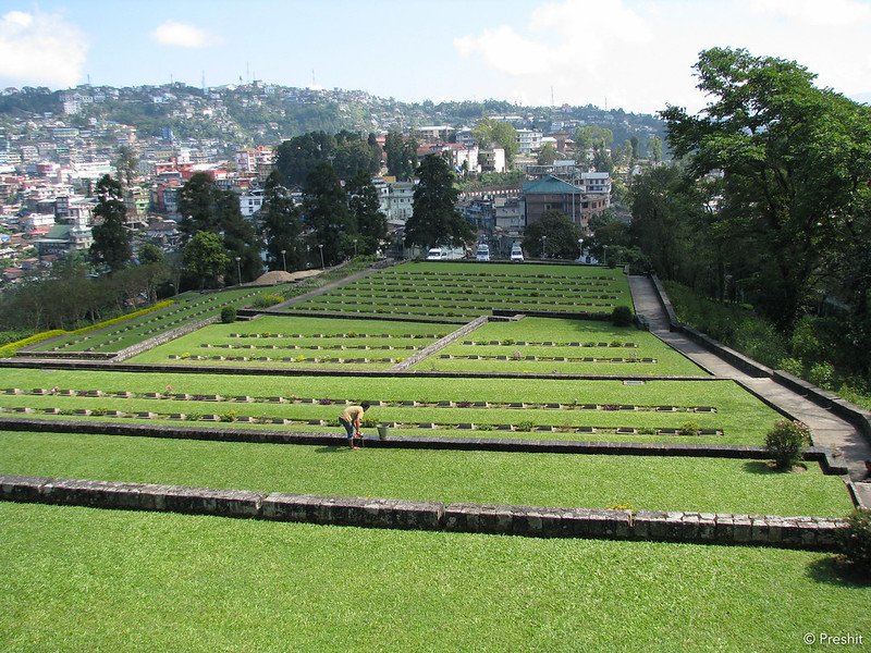 The World War II Cemetery in Kohima